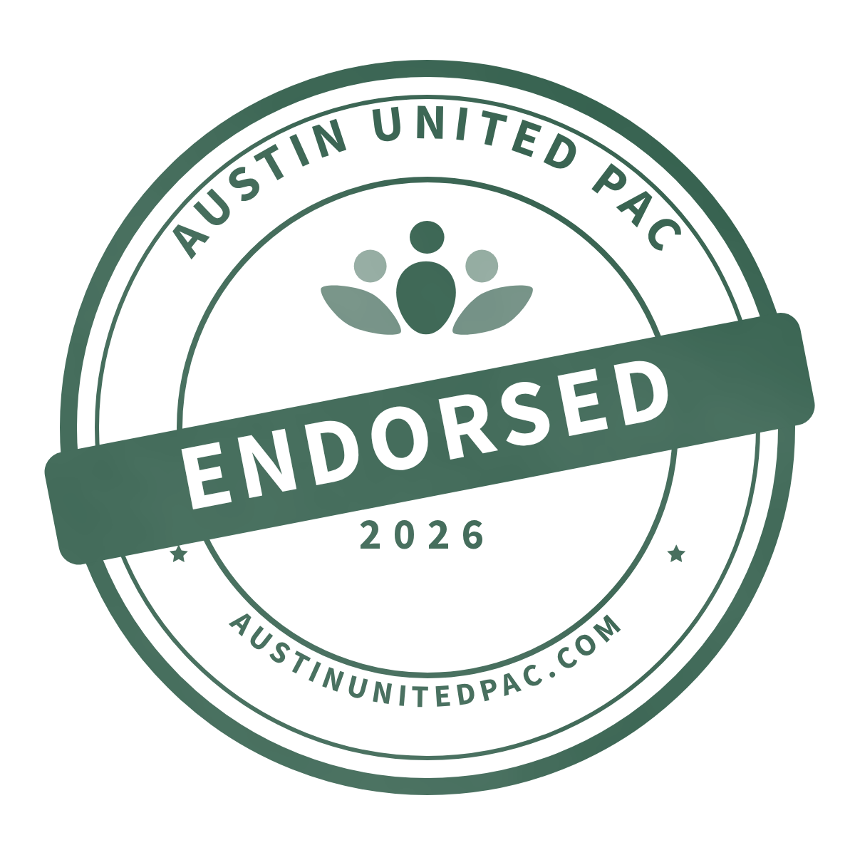 Endorsed by Austin United PAC